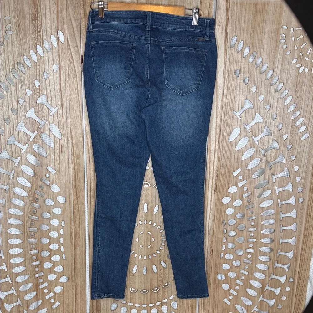 1822 Denim Dark Blue Skinny Jeans - Picture 4 of 7